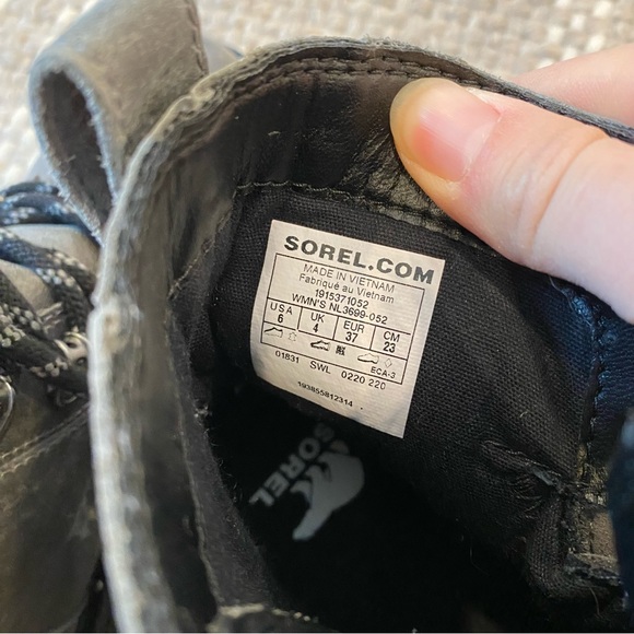 Sorel Women's Lennox Lace Boot Gray - Picture 6 of 8